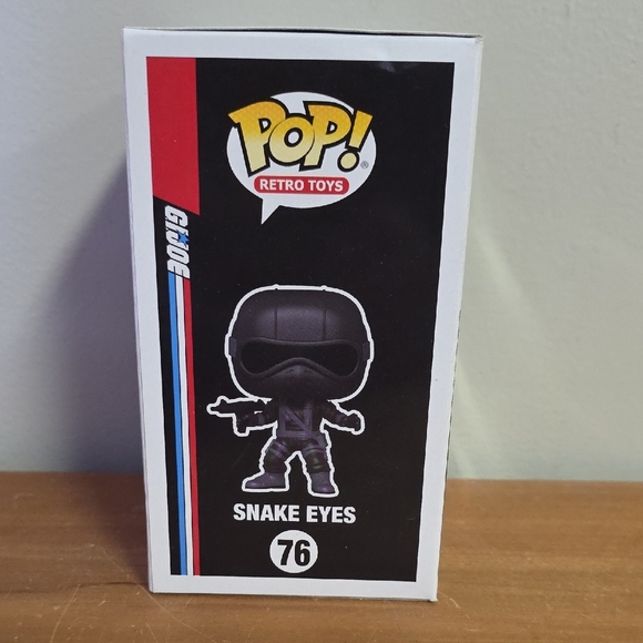 Funko Pop! G.I. Joe Snake Eyes Black Vinyl Figure - Picture 2 of 6